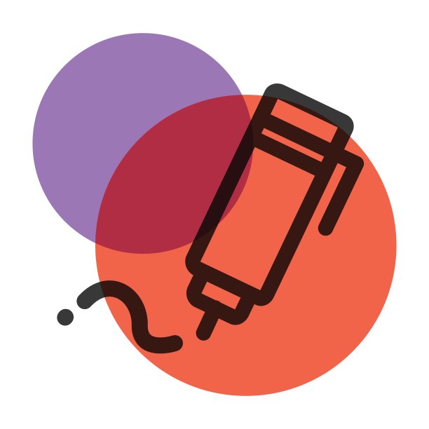 笔文具办公室工具图标颜色标记图片下载