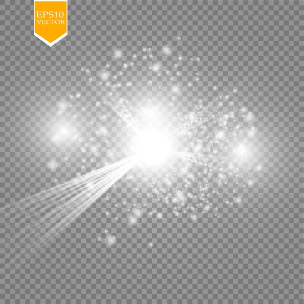 发出光的效果。矢量插图。圣诞节flash的概念。图片下载