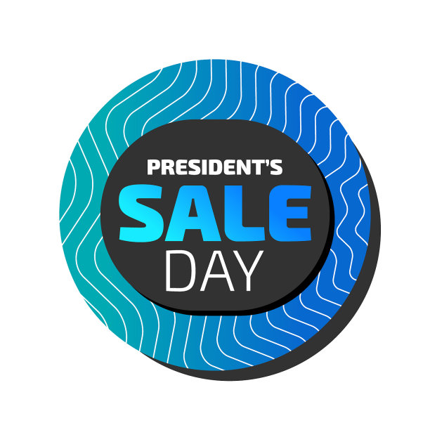 总统日圈销售横幅形象图片下载