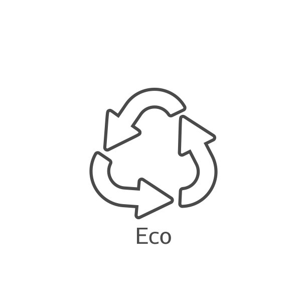 环保概念箭头图标。生态回收矢量符号图片下载