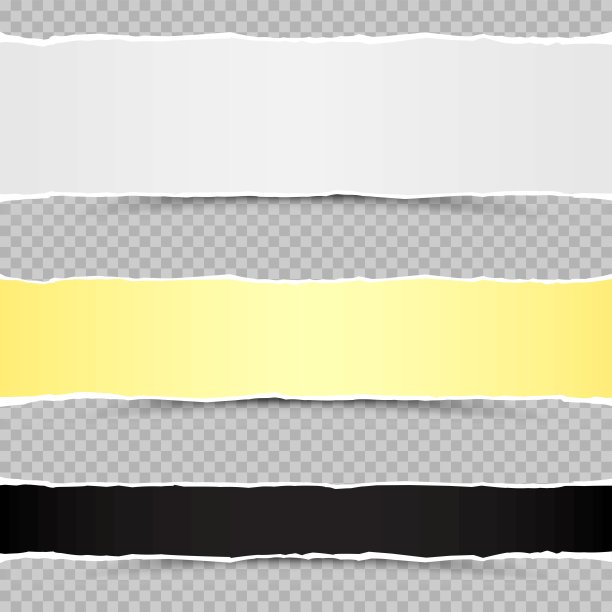 白的，黄的，黑的破纸图片下载