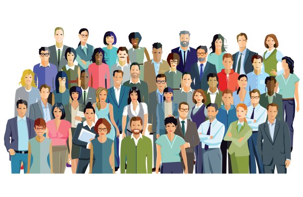 一组人和伙伴，一组合照图片下载