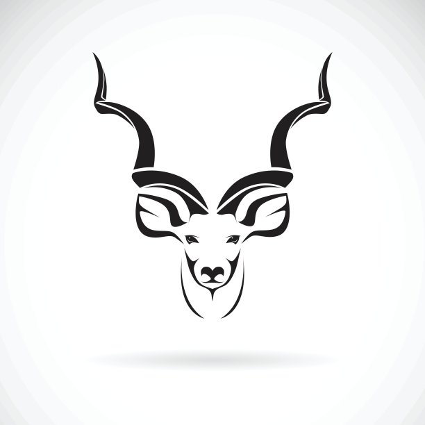 白色背景上的大捻头设计矢量，野生安尼图片下载