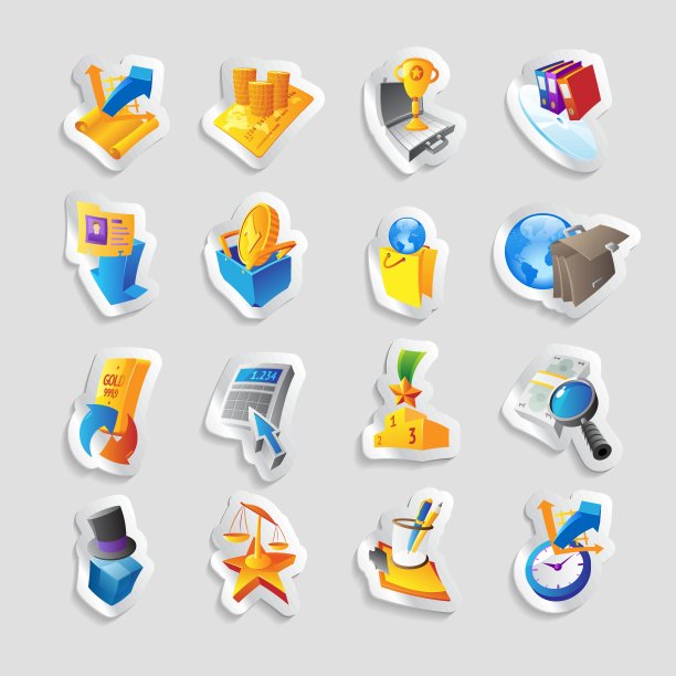 商业和金融图标图片下载