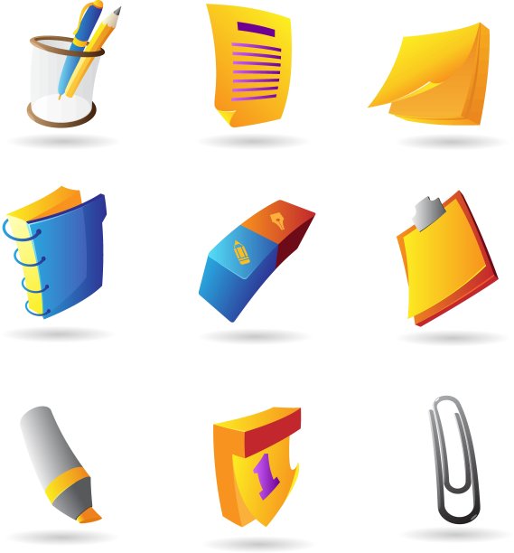 图标的文具图片下载