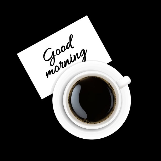 咖啡杯和盘子图片下载