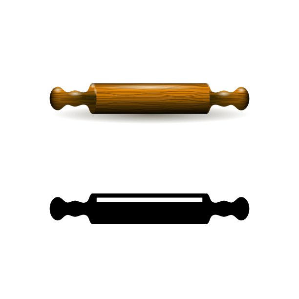 木制擀面杖图片下载