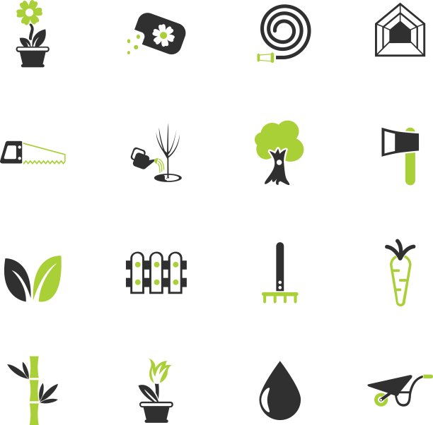 植物图标组图片下载