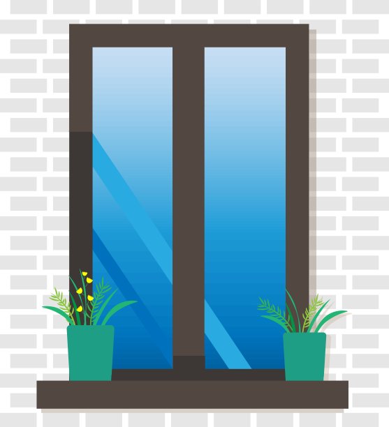 窗户用鲜花图片下载