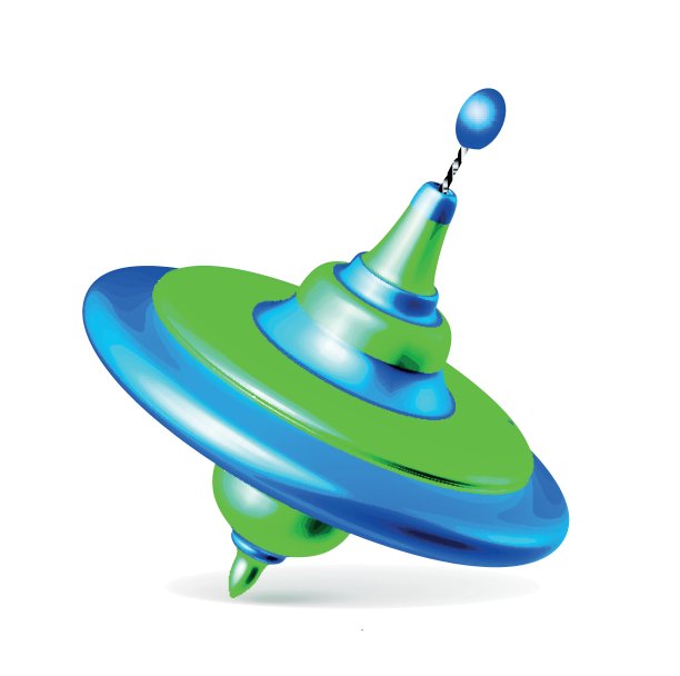 旋转木马玩具孤立在白色背景图片下载