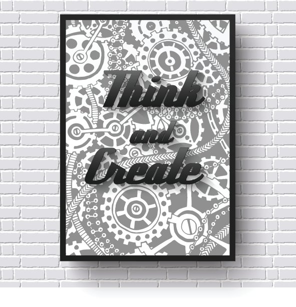 齿轮图标插图背景概念设计图片下载