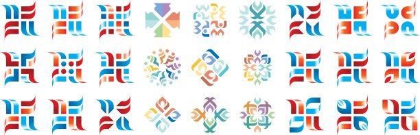 抽象矢量设计图形标识的想法图片下载