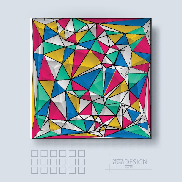 抽象的几何背景。图片下载