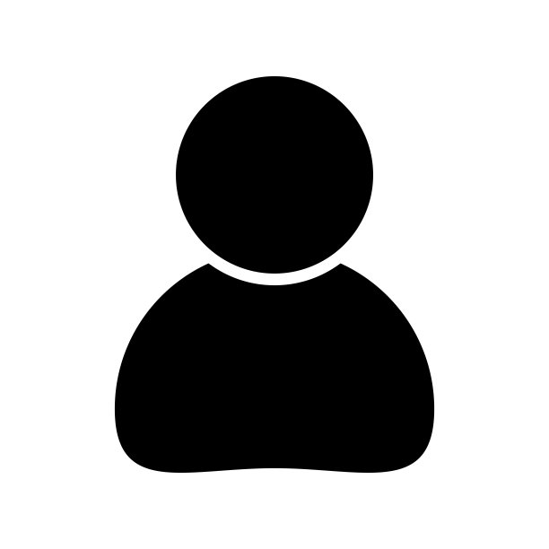 简单的人类图标业务设计孤立在白色的背景图片下载