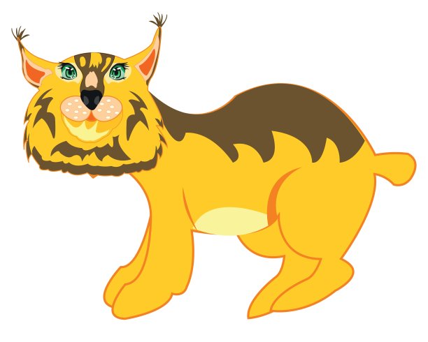 动物小跑在白色的背景是绝缘的图片下载