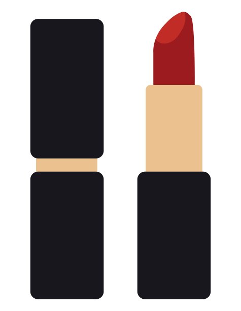 口红平图标图片下载