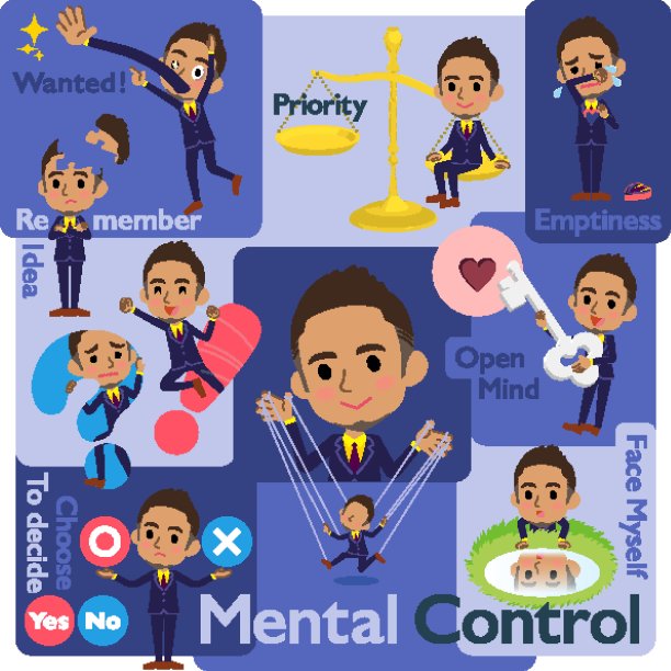 短发商人黑人精神和意志图片下载