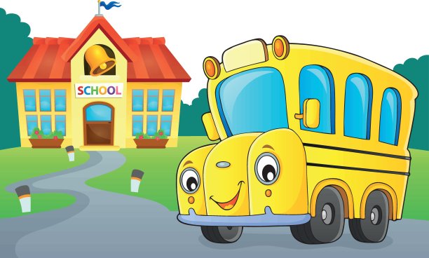 3 .校车主题图图片下载