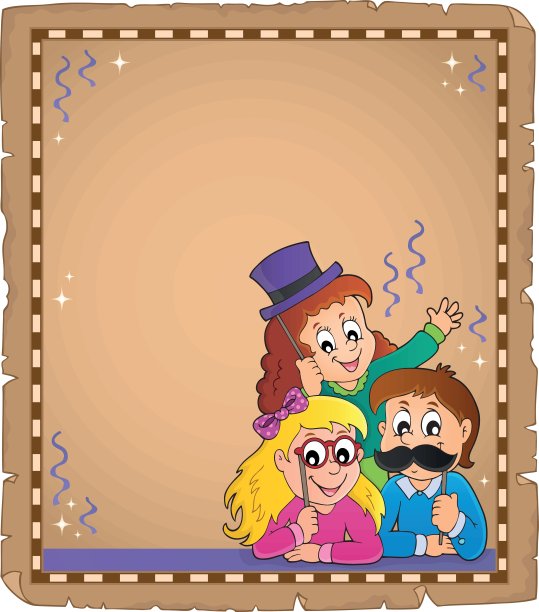 羊皮纸与派对照片启动话题图片下载