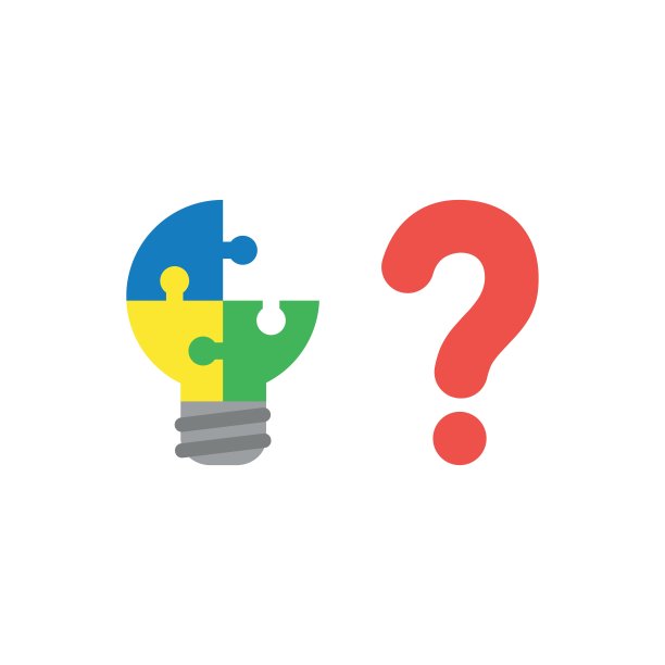 平面设计风格矢量概念拼图灯泡缺pi图片下载