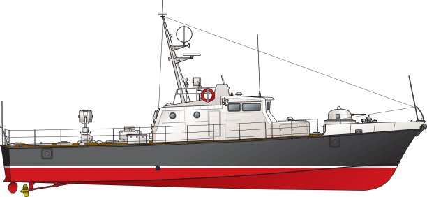 pr1400。小型巡逻艇图片下载