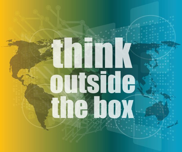 想想数字触摸屏上的文字向量引号与细线语音气泡。概念引文，信息，感言，通知，文本框扁平化风格趋势设计图片下载