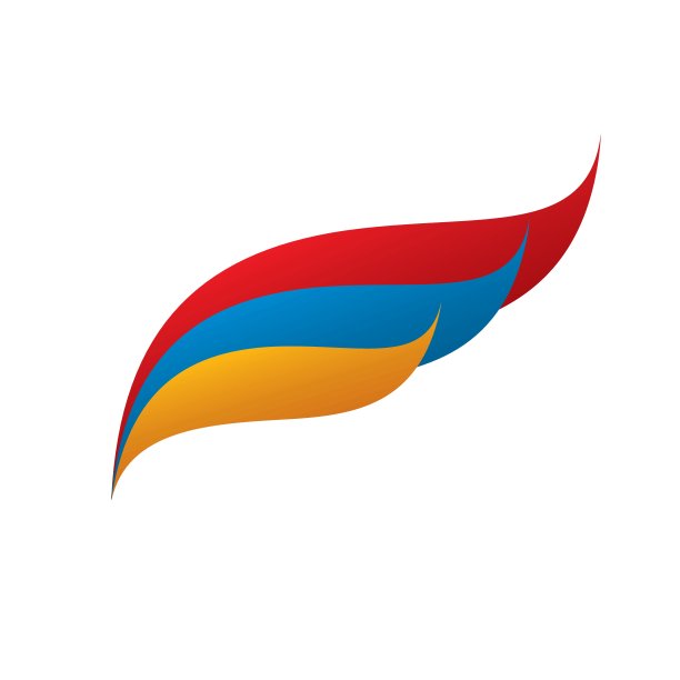 亚美尼亚国旗，矢量图图片下载