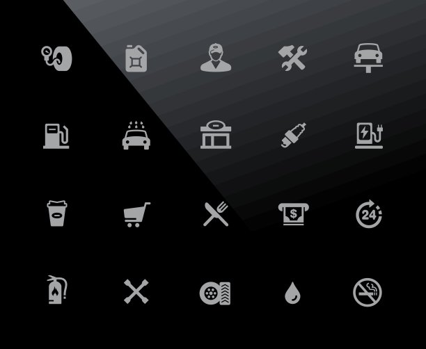 加油站图标// 32px系列图片下载