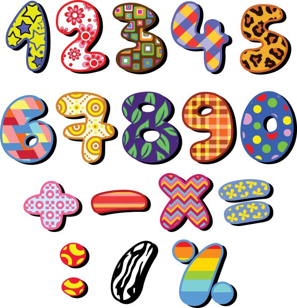 有图案的数字图片下载