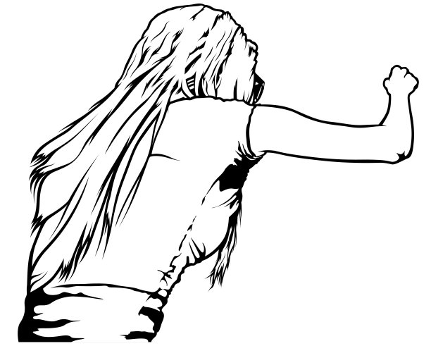 长头发的女人图片下载