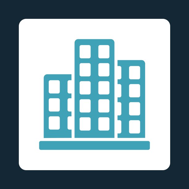 城市图标从商业按钮过度颜色设置图片下载