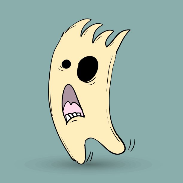 有趣的怪物。适合儿童故事和童话故事。向量图片下载