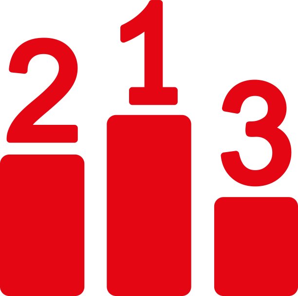 从竞争和成功双色图标设置基座图标图片下载