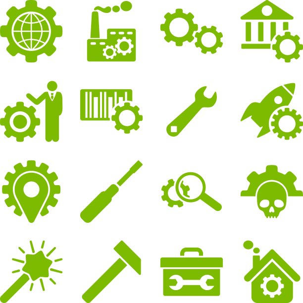 选项和服务工具图标集图片下载