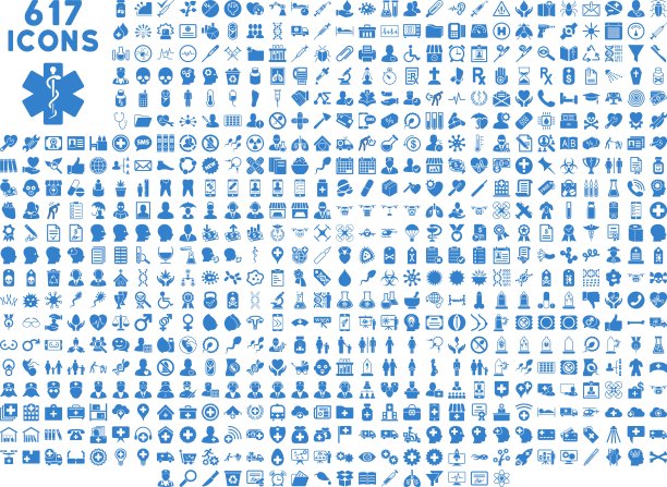 医疗图标集合图片下载