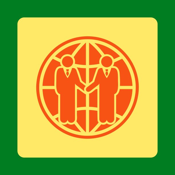 全球合作伙伴关系图标图片下载