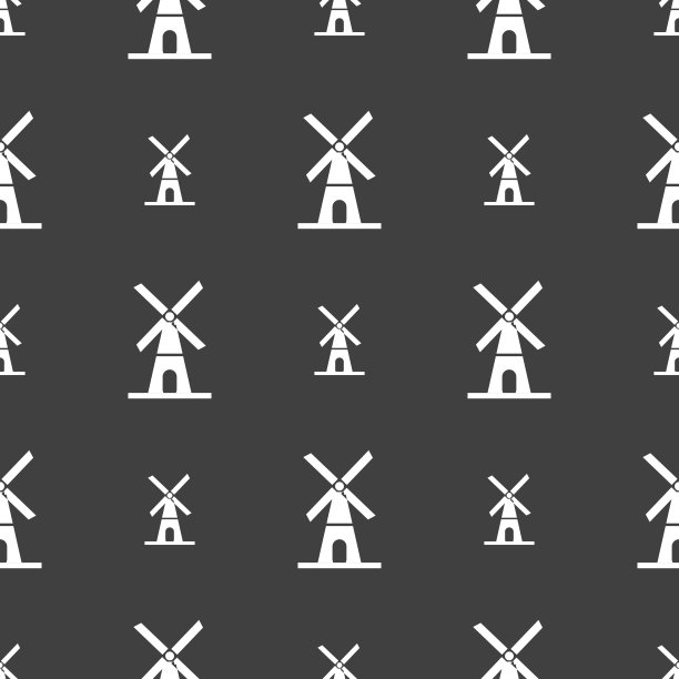 机图标符号。灰色背景上的无缝模式。向量图片下载