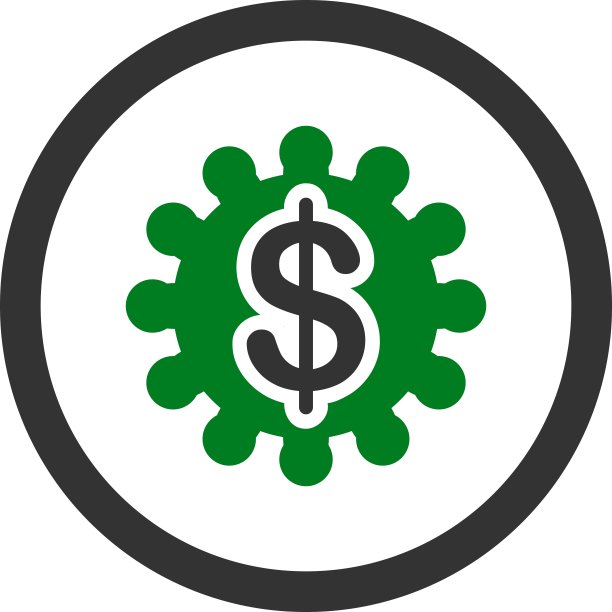 绿色和灰色支付方式矢量圆角图标图片下载