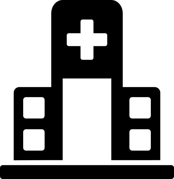 医院建筑图标图片下载
