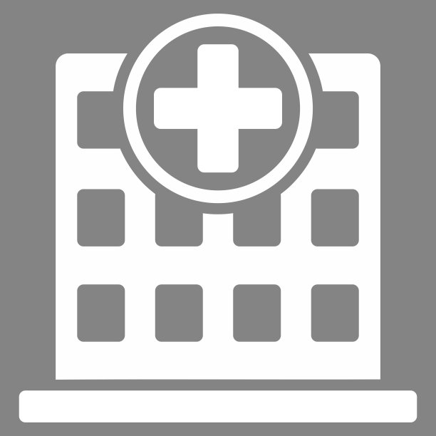 诊所的建筑图标图片下载