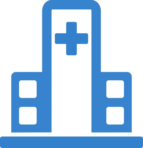 医院建筑图标图片下载