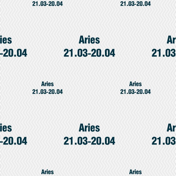 装饰星座白羊座。无缝图案与几何纹理。向量图片下载
