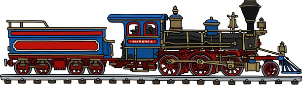 美国老式蒸汽机车图片下载