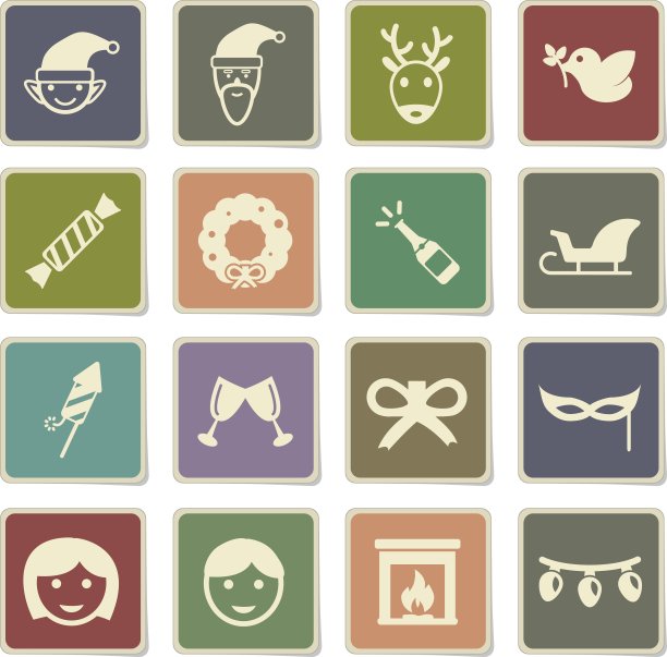 圣诞节只是图标图片下载