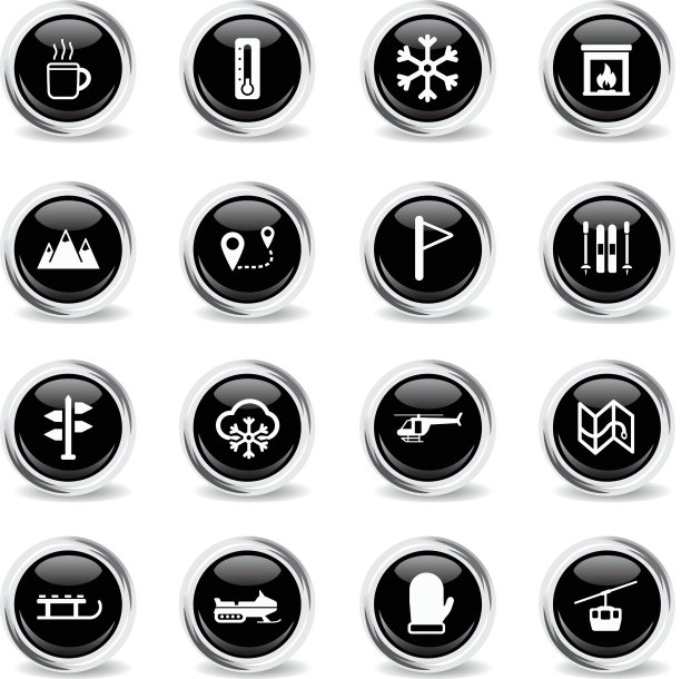 滑雪简单的图标图片下载