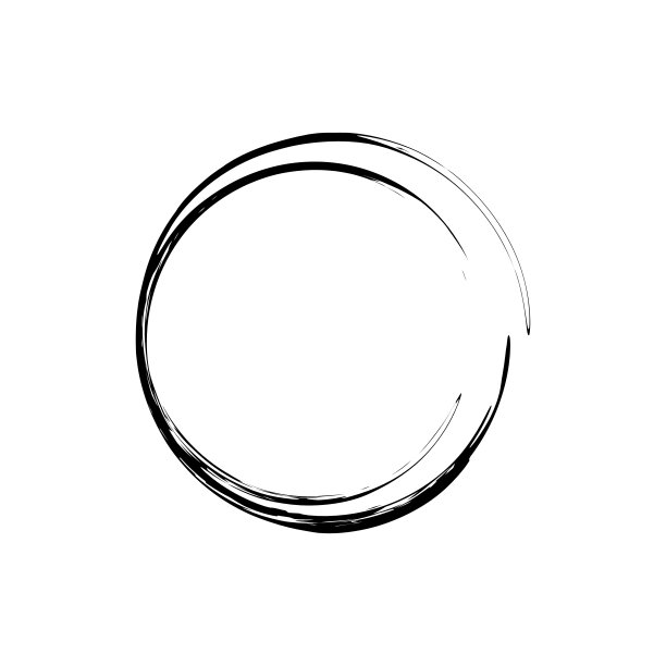 圆形垃圾墨斑矢量背景图片下载