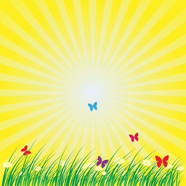 夏春自然背景图片下载