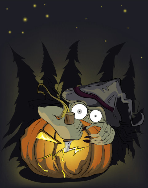 万圣节抽水机和邪恶的怪物图片下载