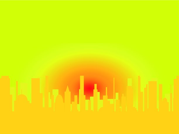 橙色的日落图片下载