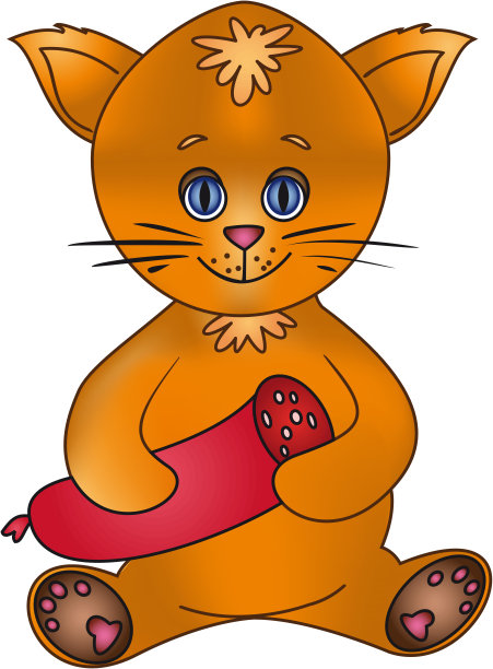 红的，和香肠一起图片下载